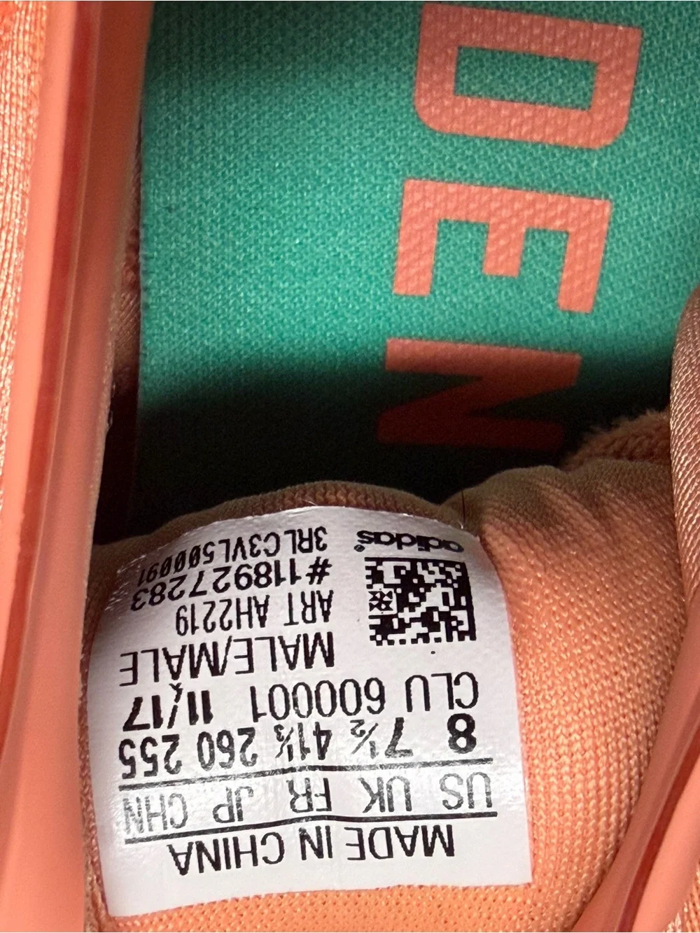 Adidas Harden vol.2 used sneakers size 8 multi color